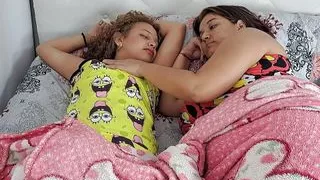 My stepsister eats little Bony's pussy