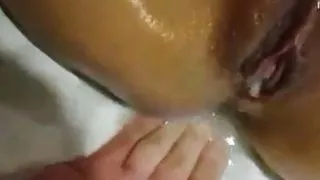 wow!  I want to lick everything that comes out of her pussy