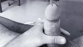 black and white jerk off