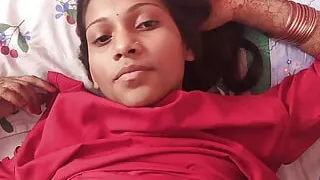 Hot Slim wife ko dost ke sath share kiya - Newley married wife threesome sex