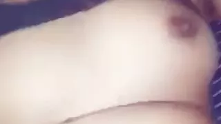 Horny girlfriend sinthiya fucking in my bead