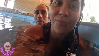 Tetona Amateur Was Too Hot To Be Fucked In The Pool