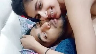 Hot Indian girlfriend fucked by boyfriend on her birthday