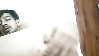 Indian boy masturbating hard
