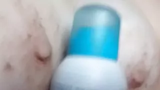 Deodorant between breasts