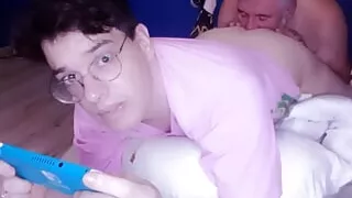 When his wife is out