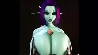 Enormous Elven Boobs Pleasing Huge Dong 2