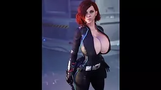 Horny Redhead Stares On Hulks Huge Badadong