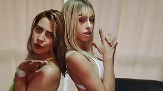 Sexy sluts compete for who is the hottest to fuck