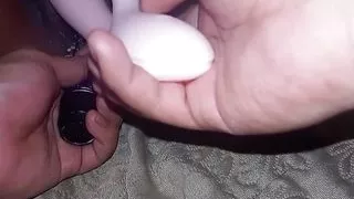 Masturbating my unfaithful stepmother with two vibrators until I have several orgasms in a row