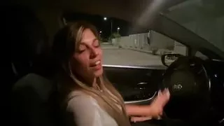 Dancing and Fucking in Public in Front of the Car with Yeri Blue