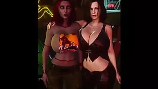 Sexy Couple Photoshooting at Bar