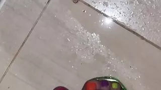 Let me know if my sissy slutty nylon feet getting drenched in piss make you hard