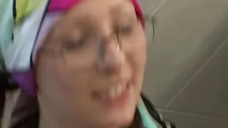 In lingerie the mature milf gets her pussy penetrated in the bathroom where the orgasms are felt