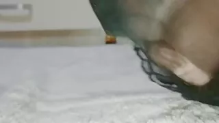 Goddess Footkink takes off pantyhose after long flight, Cabin Crew Feet.