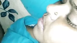 Horny stepbrother puts his big cock in his stepsister's mouth until it fills her with cum - Porn in Spanish