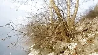 BJ and Fuck Outdoor on the Lake Major ( North Italy )