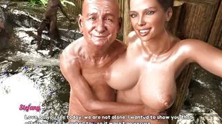 Perfect Housewife: the Hot Wife Is Dancing and Twerking While Her Cuck Hubby and the Old Man Are Watching - Episode 14