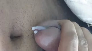 Pakistani Gay satisfying  my Self Aaaah!!!! What a feeling someone lick my cum and kiss me .