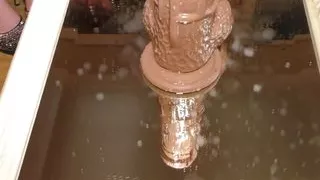 Messy, Glass Dildo, Giant Dildo, Squirting, Orgasm's and 3 Horny Sluty MILF's