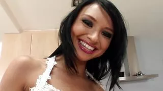 Tina Gorgeous Czech Brunette, All Natural, beautiful Pussy, Boots and Lingerie, Anal masturbation SOLO teaser#1