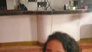 Cleaning my friend's ass with my tongue