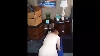 Hot Mature Vee Hot Ass Naked Yoga!