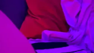 Skinny girl gets her pussy fucked with huge dildo