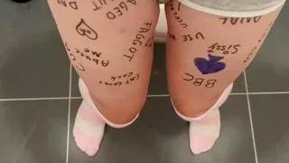 Toilet Pee Sissy Faggot Wetting Pants Chastity