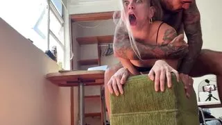 WRONG HOLE, butt she liked it! First time anal.