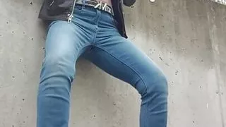 Squirt into jeans