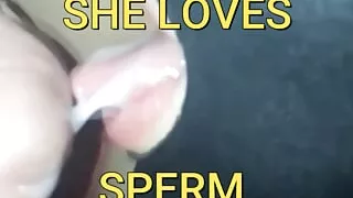 She likes cum