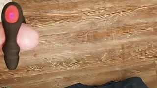 Big Shooter Boy Next Door Hands Free Cumshot with Slow Motion Replay