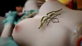 Threesome with two hot chick - Hentai 3D uncensored V359