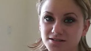 Student gets fucked for the first time by 2 real men