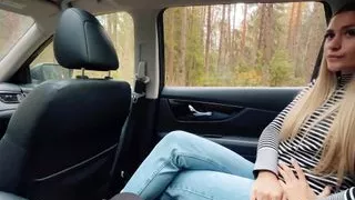 POV do not stop, fucking stepmom in the car before college