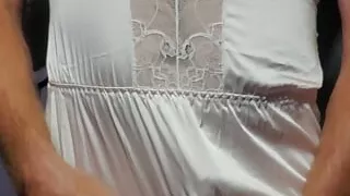 My new pink nylon romper