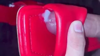 Cum on Red Mules