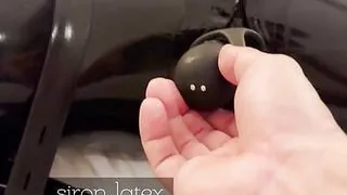 Black rubber doll two-hole Discipline.