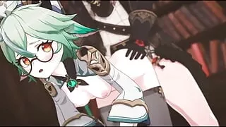 Genshin Waifu Getting Fucked From Behind