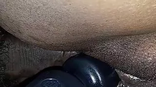 Desi Indian girl sex toys vibrator  pussy inside fucking husband wife homemade video