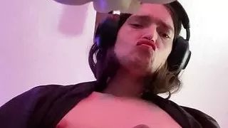 Long dick twink guy make cumshot orgasm sexy cream fleshlight pump