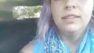 She Can't Resist and Suck Me While Driving in the Car