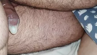 Step mom naked make step son jerk off in condom filling up