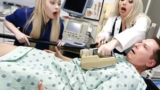 Sexy Doctor And Nurse Haley Spades & Missa Mars Get Free Used By Horny Patient - FreeUse Milf