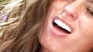 Naughty Brunette with a Dirty Look in Her Eyes Gets Plowed by a Hard BBC