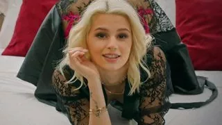 BLACKED Tiny Blonde runway model Christy is hungry for BBC