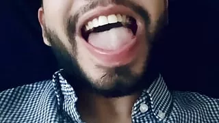 Mouth & Tongue Fetish (ASMR Mouth sounds and jerking off)