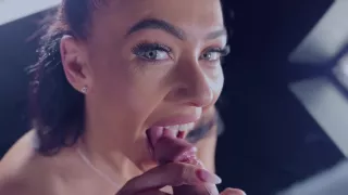 Aussie Stunner Sucks Out Two Creamy Loads By Fan Request And Swallows Both!