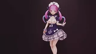 Aqua - Sexy Dance Flashing Tits (3D HENTAI)